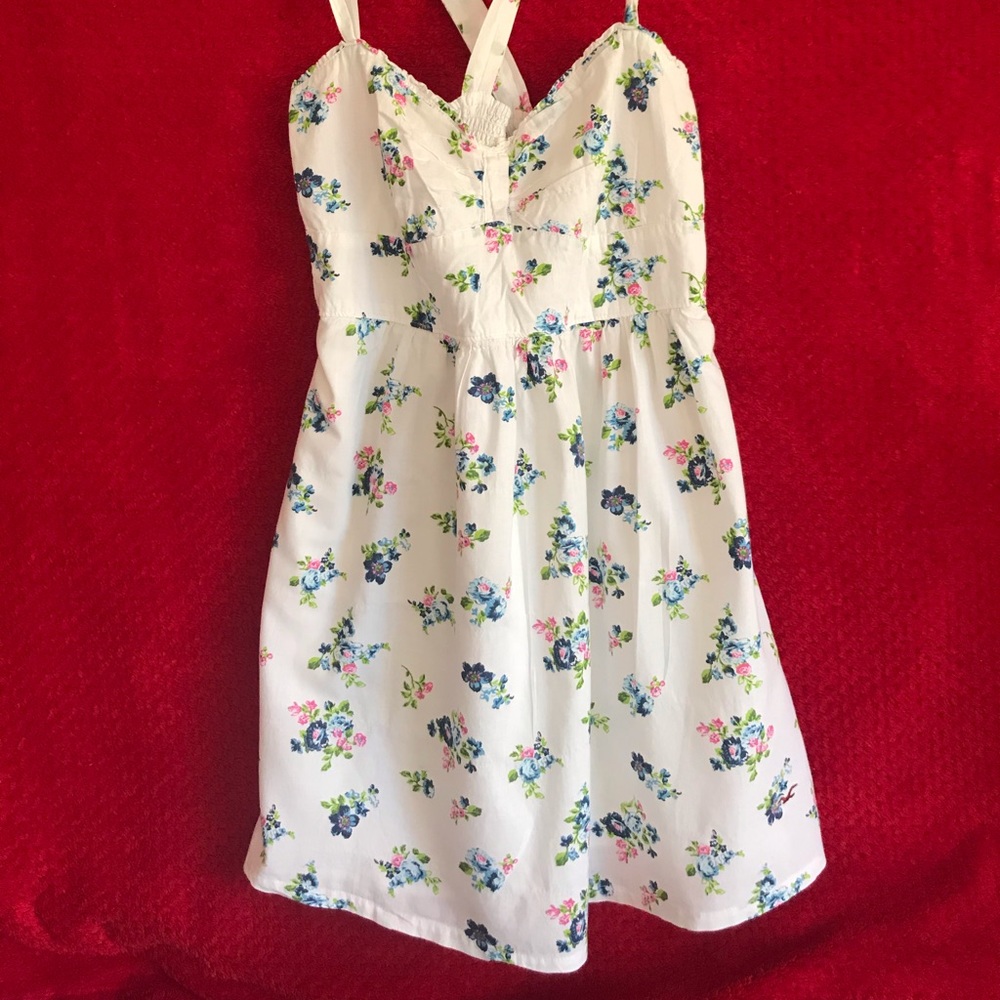 Hollister white short dress